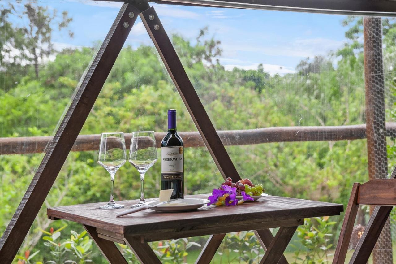 Glamping Serra Da Canastra - Casinha De Hortela - Domo Embauba Delfinópolis Exteriör bild
