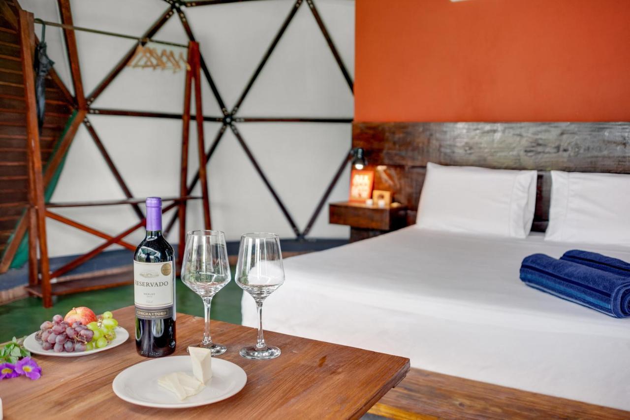 Glamping Serra Da Canastra - Casinha De Hortela - Domo Embauba Delfinópolis Exteriör bild