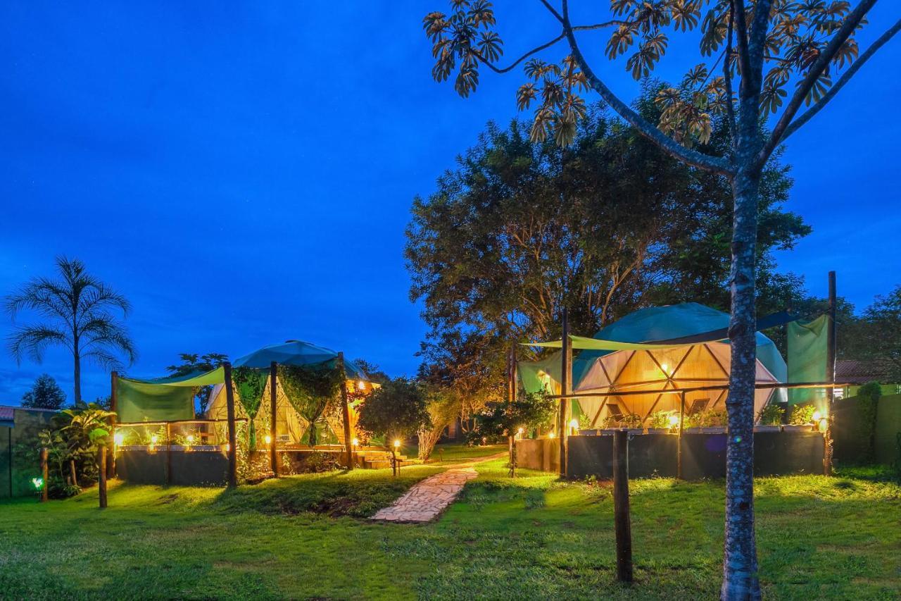 Glamping Serra Da Canastra - Casinha De Hortela - Domo Embauba Delfinópolis Exteriör bild
